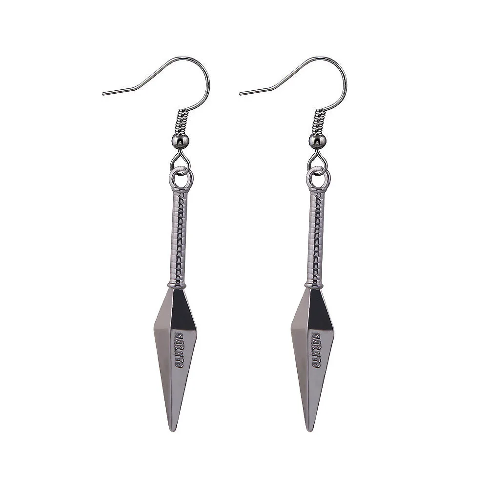 Аниме серьги Ниндзя Косплей подвеска руки ожерелье меч