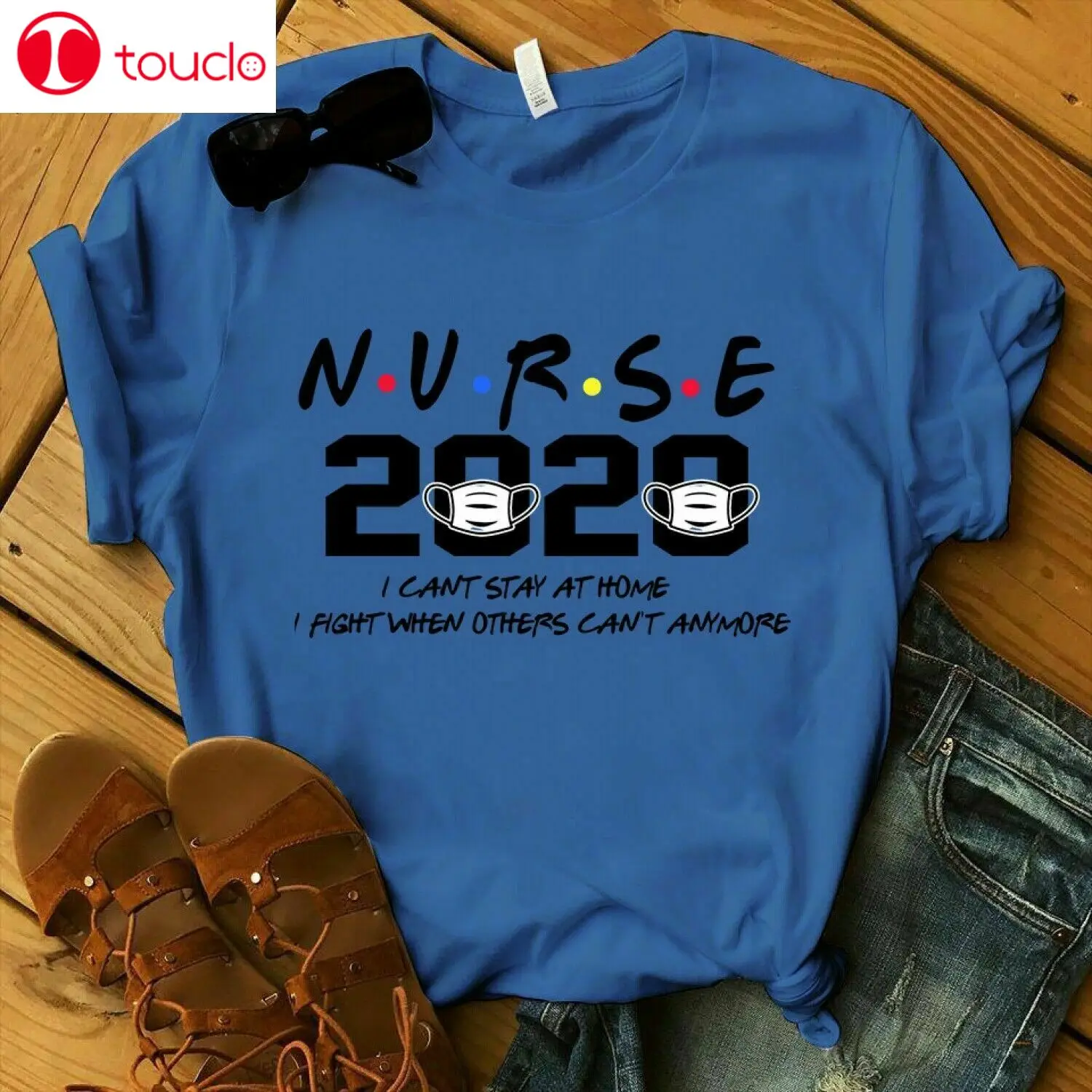 

Nurse Cannot Stay At Home, 19 Stop T-Shirt Free Shipping Unisex Women Men Tee Shirt