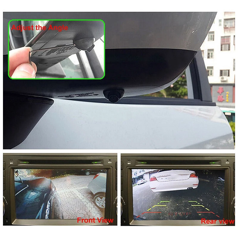 Универсальная автомобильная мини камера с поворотом на 360 градусов