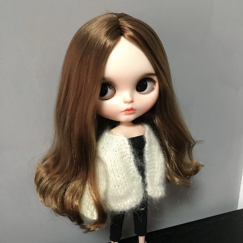 Новый дизайн одежда Blythe модный белый свитер пальто для куклы 30 см 1/6 Bjd Azone ICY Licca Doll