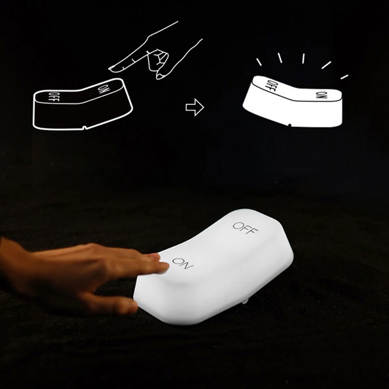 Светодиодный ночник с гравитационным датчиком, 3D настольная лампа ВКЛ/ВЫКЛ, мягкий декоративный светильник для спальни, детские игрушки, по... от AliExpress RU&CIS NEW