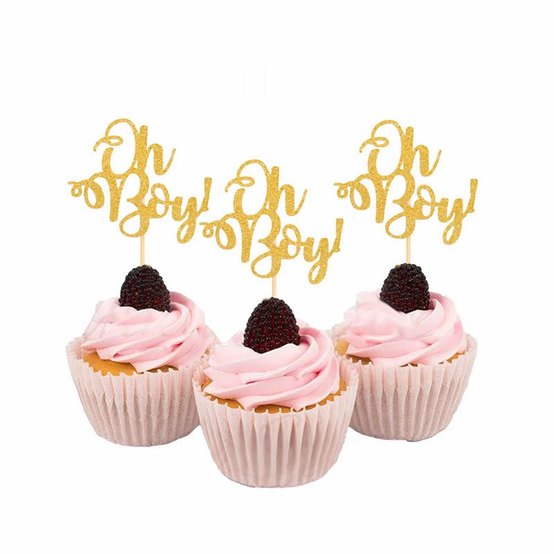 10 шт./упак. милые золотые блестящие украшения для детей на первый день рождения