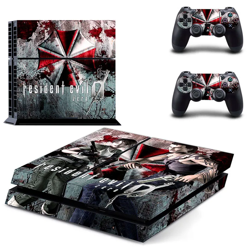 PS 4 sticker s PS4 наклейка обитель злой кожи Play station наклейки Pegatinas Adesivo для консоли