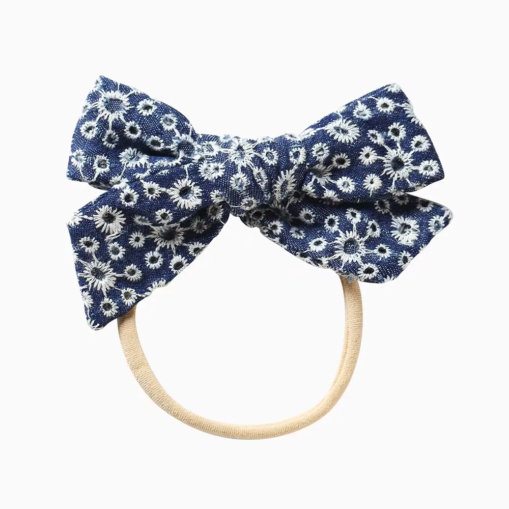 Повязка на голову с бантом бандо Модная фотография опора для маленьких девочек