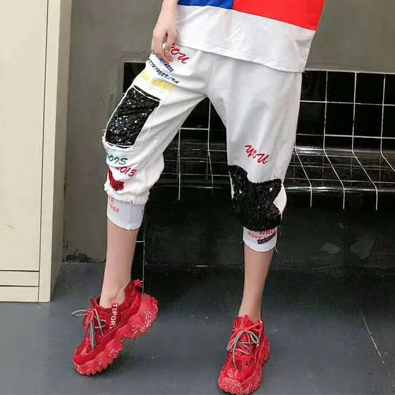 Max LuLu 2020 новые летние модные корейские женские эластичные шаровары повседневные