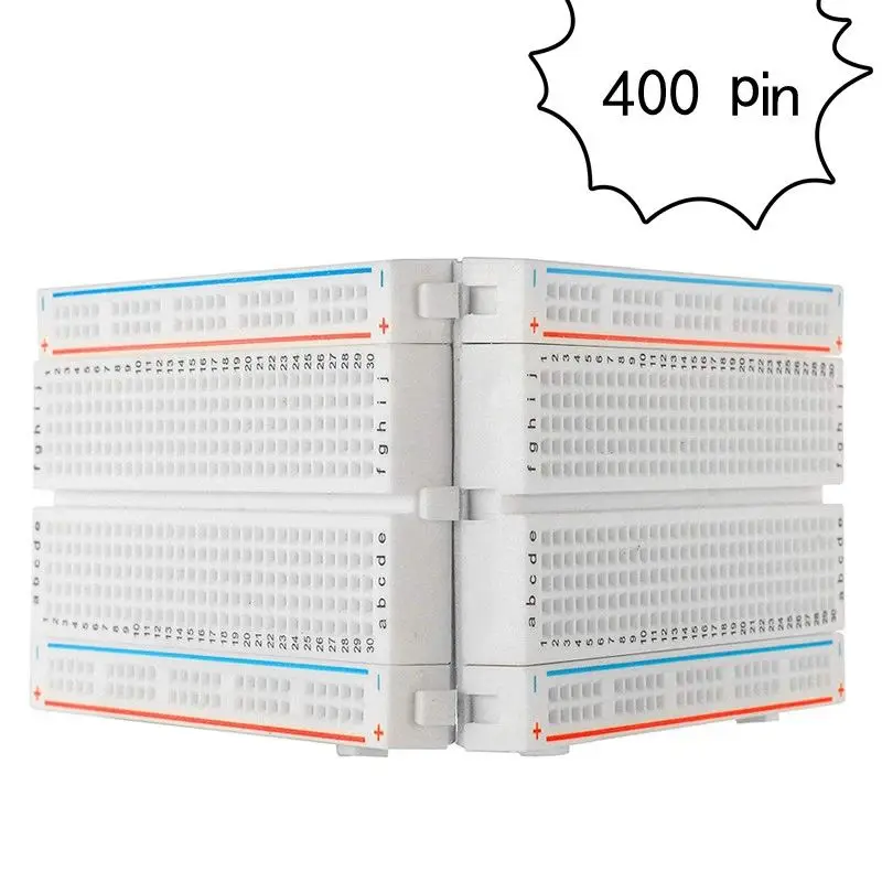 400 отверстий/точек привязки макетная плата без пайки прототип печатная Pin для Arduino