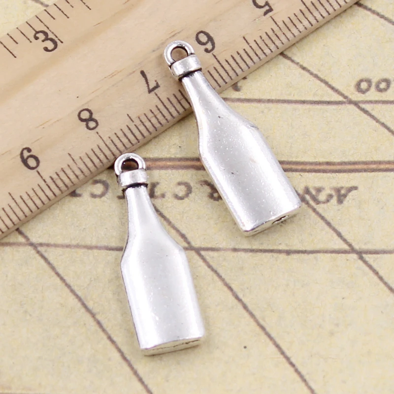 

Подвески в виде винной бутылки, 10 шт., 30x9 мм, подвески в старинном стиле, изготовление ювелирных изделий ручной работы «сделай сам»