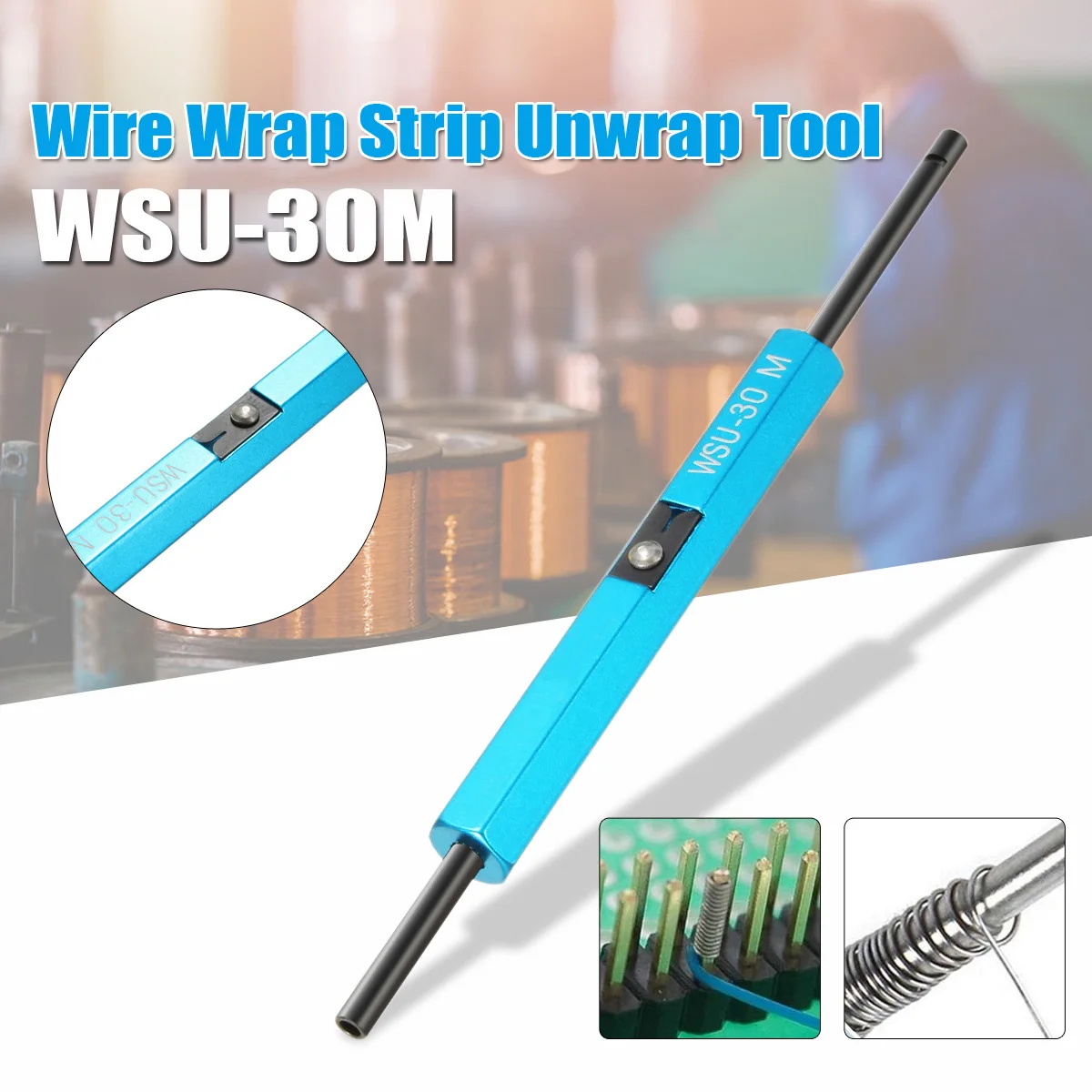 Новинка 1 шт. WSU Проводная обертка инструмент для обмотки кабеля AWG 30 ручная