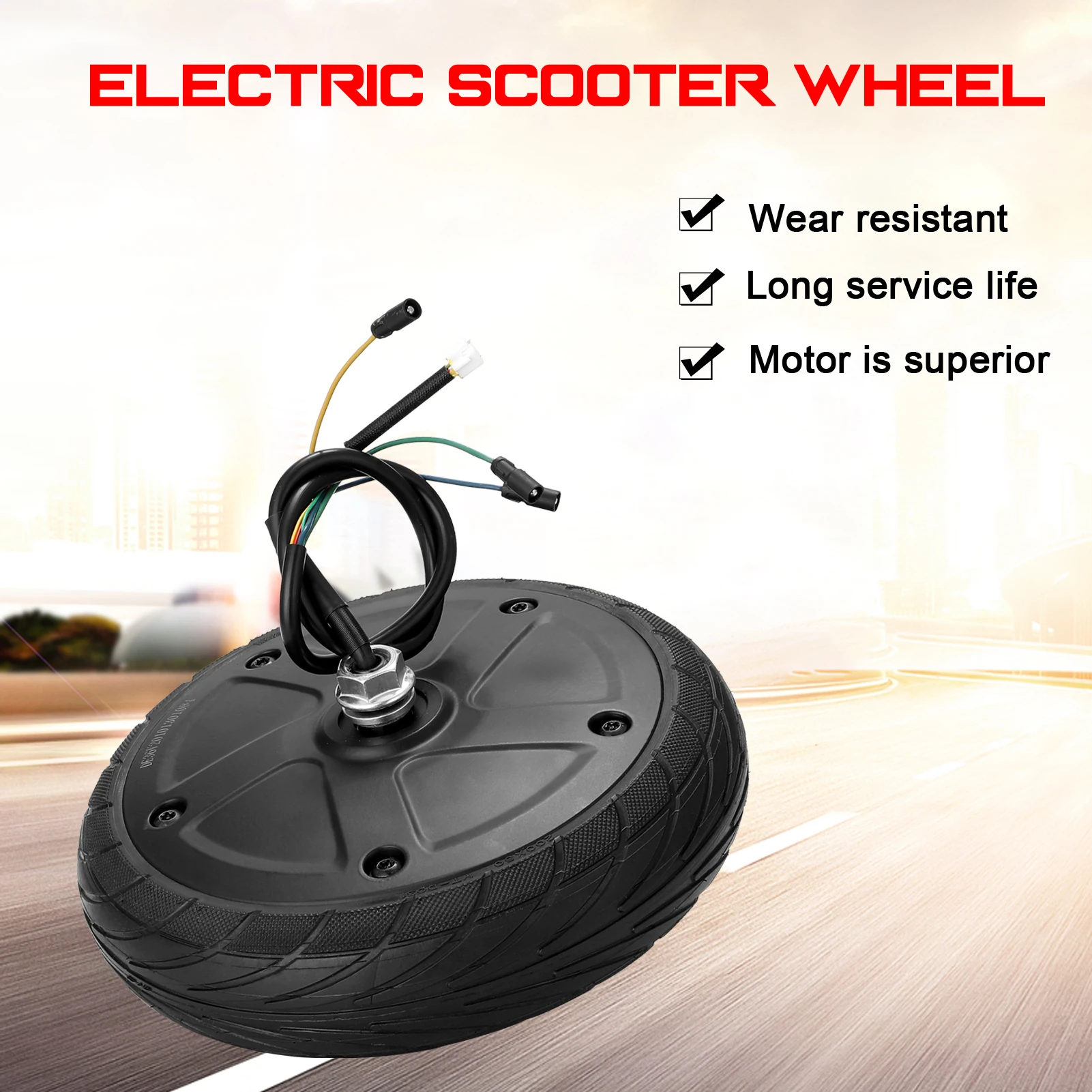 

Electric Scooter Motor 350W 42V Driving Wheel Compatible With ES1 ES2 ES3 ES4 Electric Scooter Accessories Motor Front Wheel