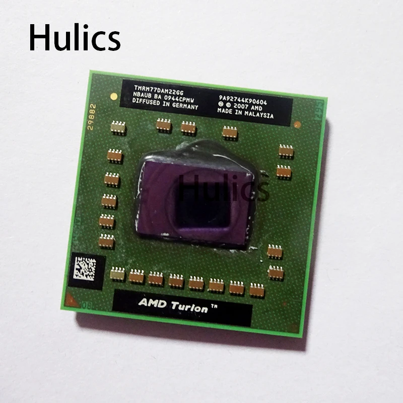 

Hulics Original AMD Turion 64 X2 Mobile technology RM-77 RM 77 RM77 2.3 GHz Dual-Core Dual-Thread CPU Processor TMRM77DAM22GG