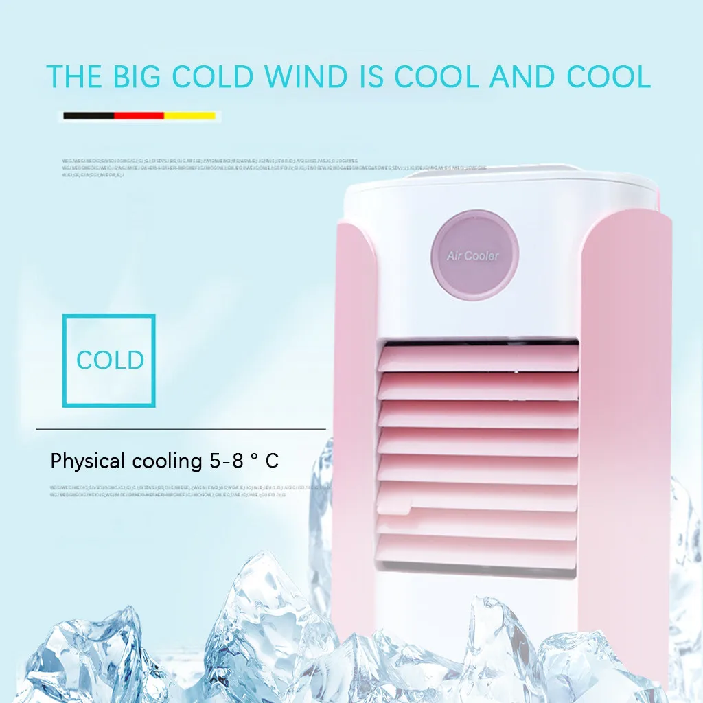 Портативный вентилятор для кондиционера многофункциональный освежитель дома и