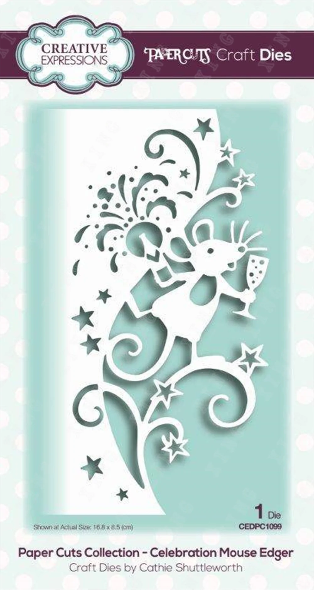 

New Celebration Mouse Edger Metal Cutting Dies Diy Crafts Templates Scrapbooking Diary Paper Album Decoration Embossing Molds