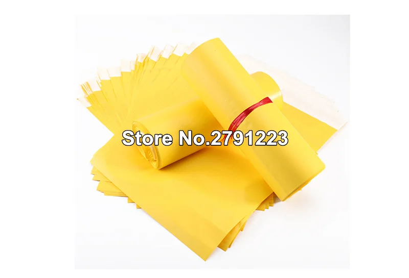 100 шт./лот пластиковые пакеты для хранения самоклеящиеся курьерской