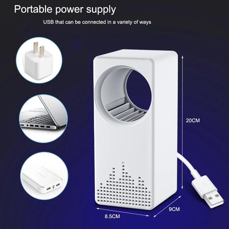 Светодиодный светильник для защиты от комаров USB УФ фотокатализатор Pega Bug Zapper