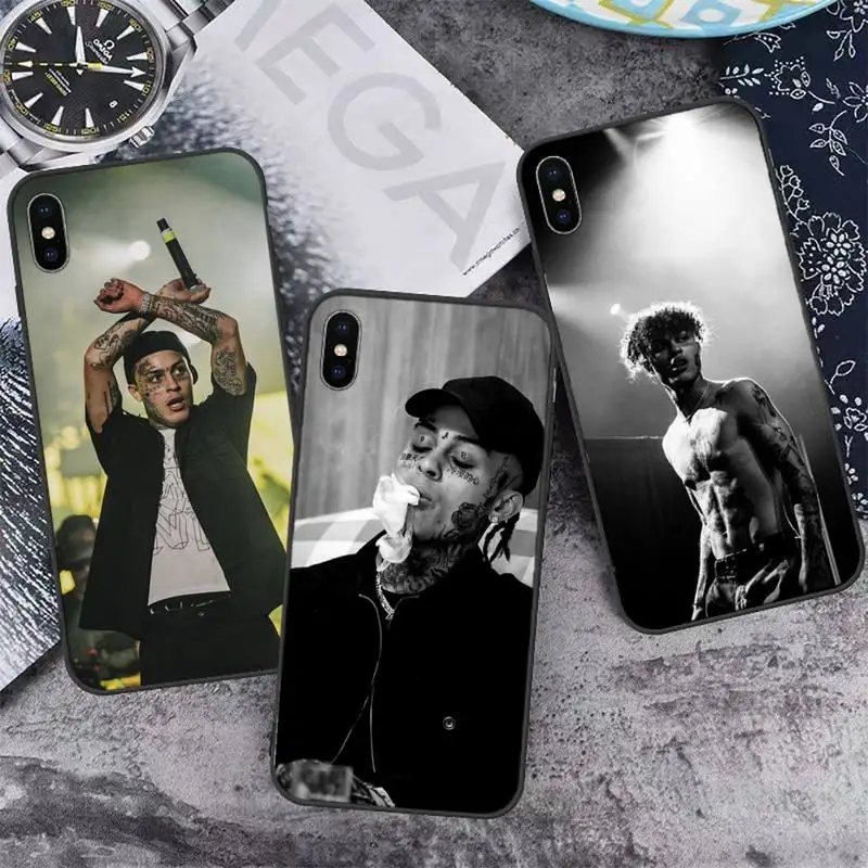 

American rapper lil skies Phone Case For iphone 12 11 13 7 8 6 s plus x xs xr pro max mini shell