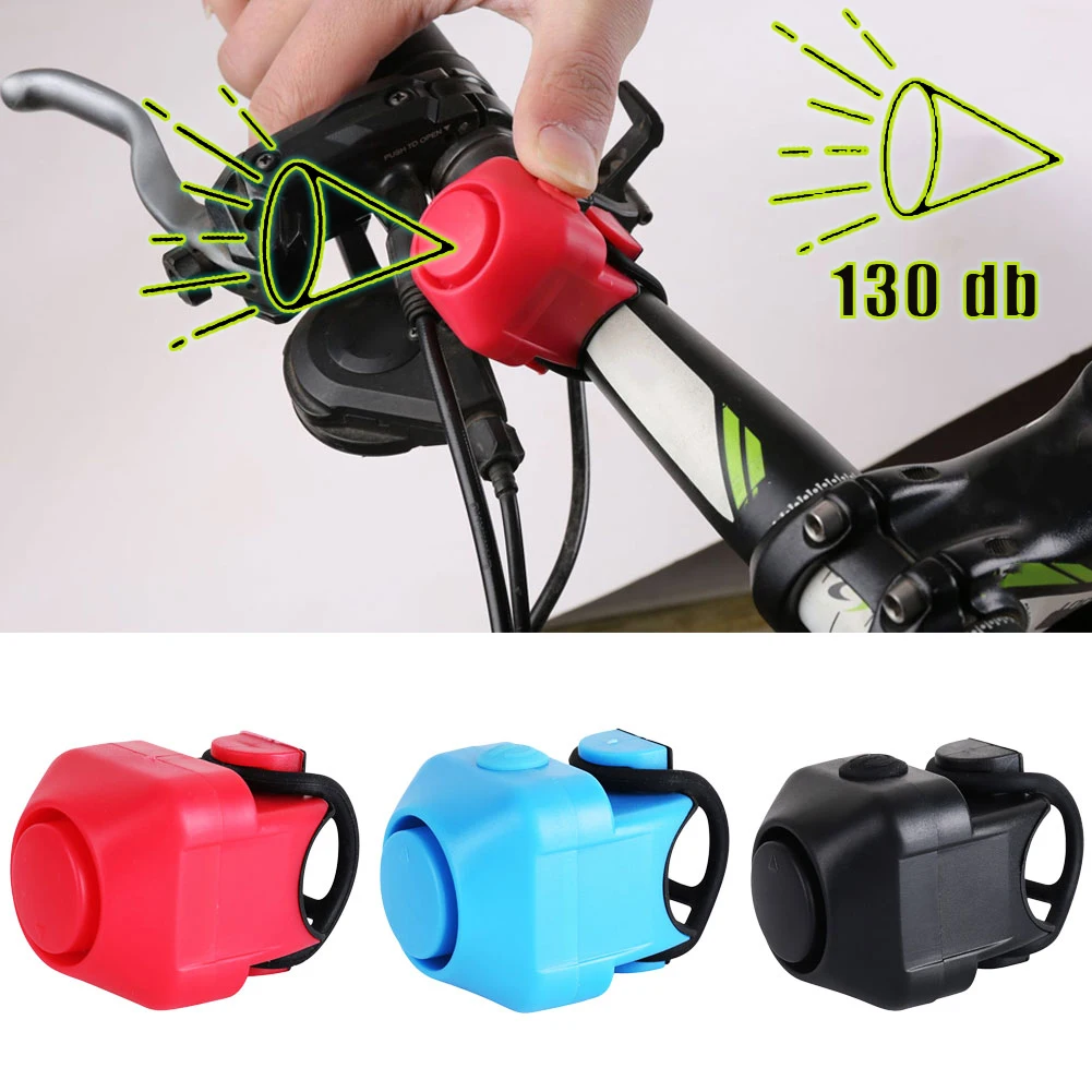 

130db Bicycle Bell Mountain Bike Electric Horn Dead Fly Road Folding Bicycle Electric Horn Colorful Bell Warning Car bell