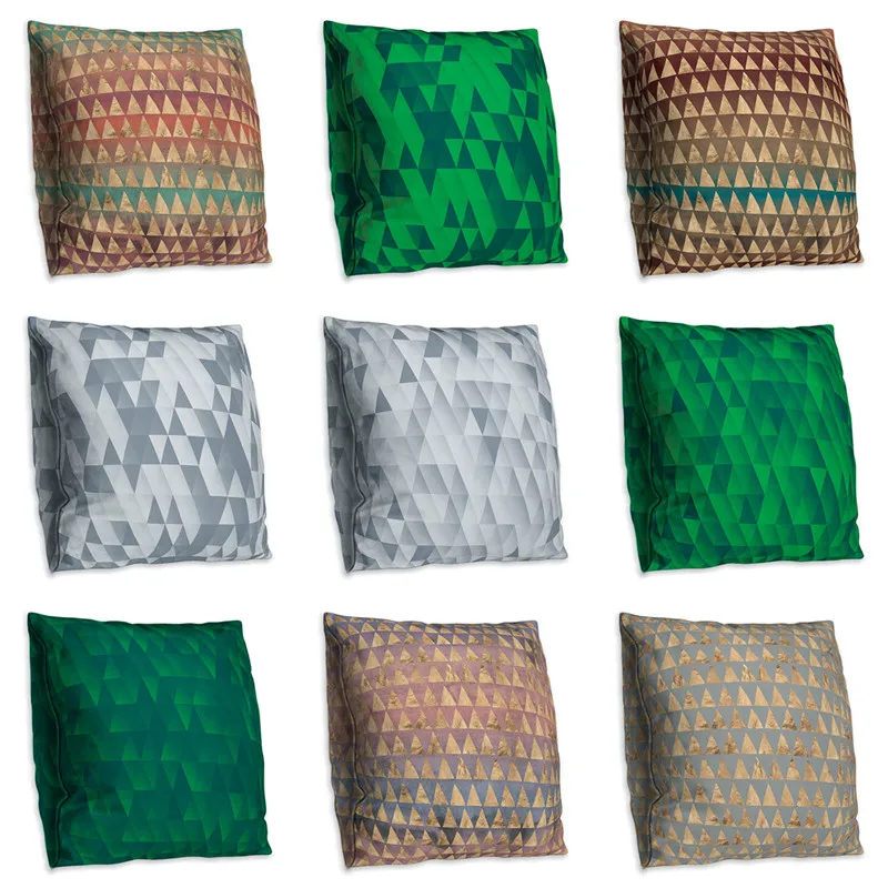 Nordic Style Pillowcase Geometric Double-side Cushion Cover 