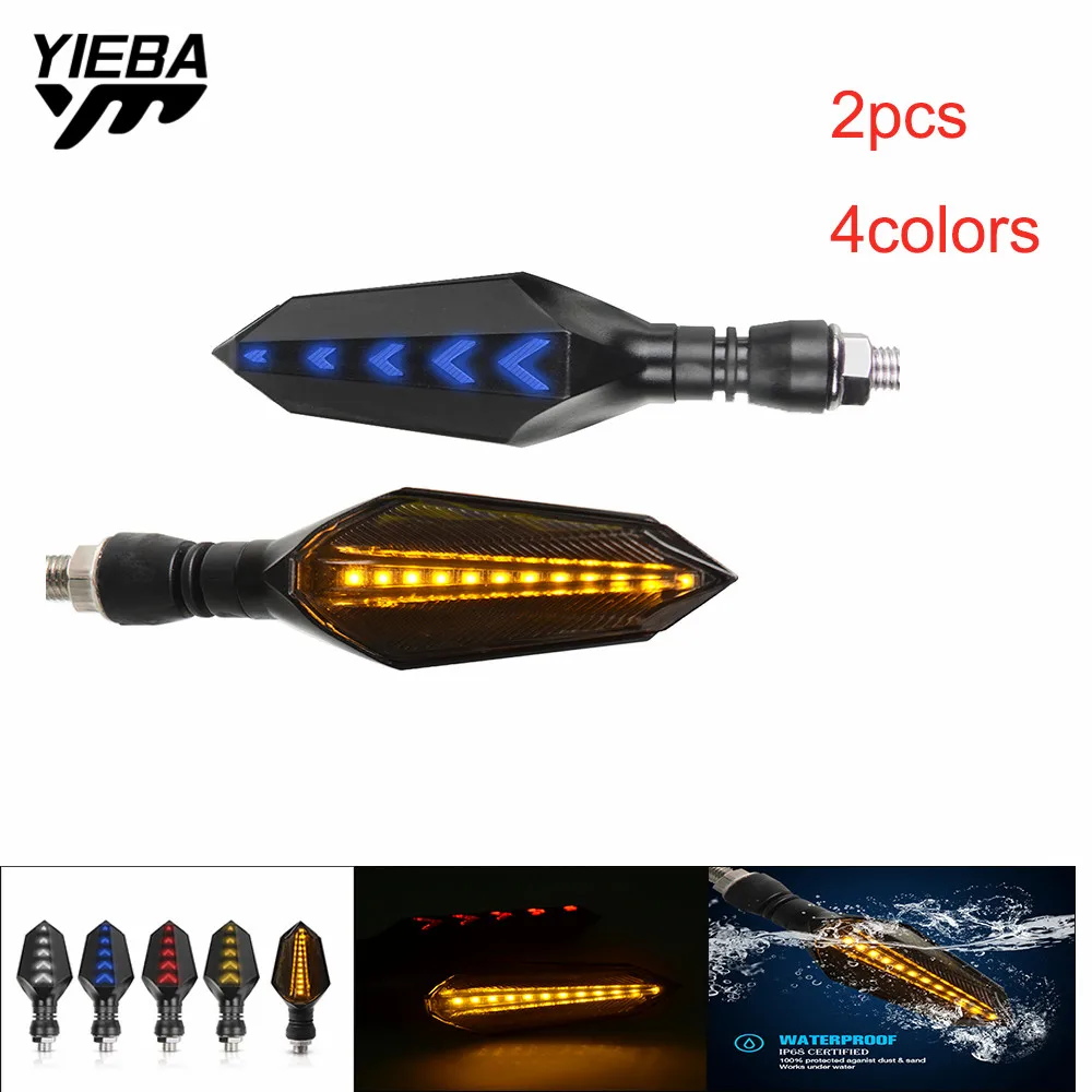 2 шт. универсальный мотоцикл указатель поворота светильник двухсторонний ing 12V