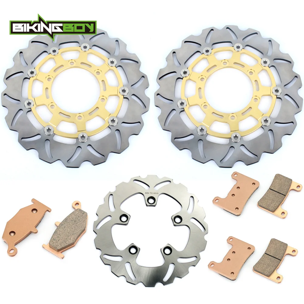 BIKINGBOY для SUZUKI GSX-R GSXR 600 750 K8 K9 L0 2008 2009 2010 08-10 волнистые плавающей спереди и сзади