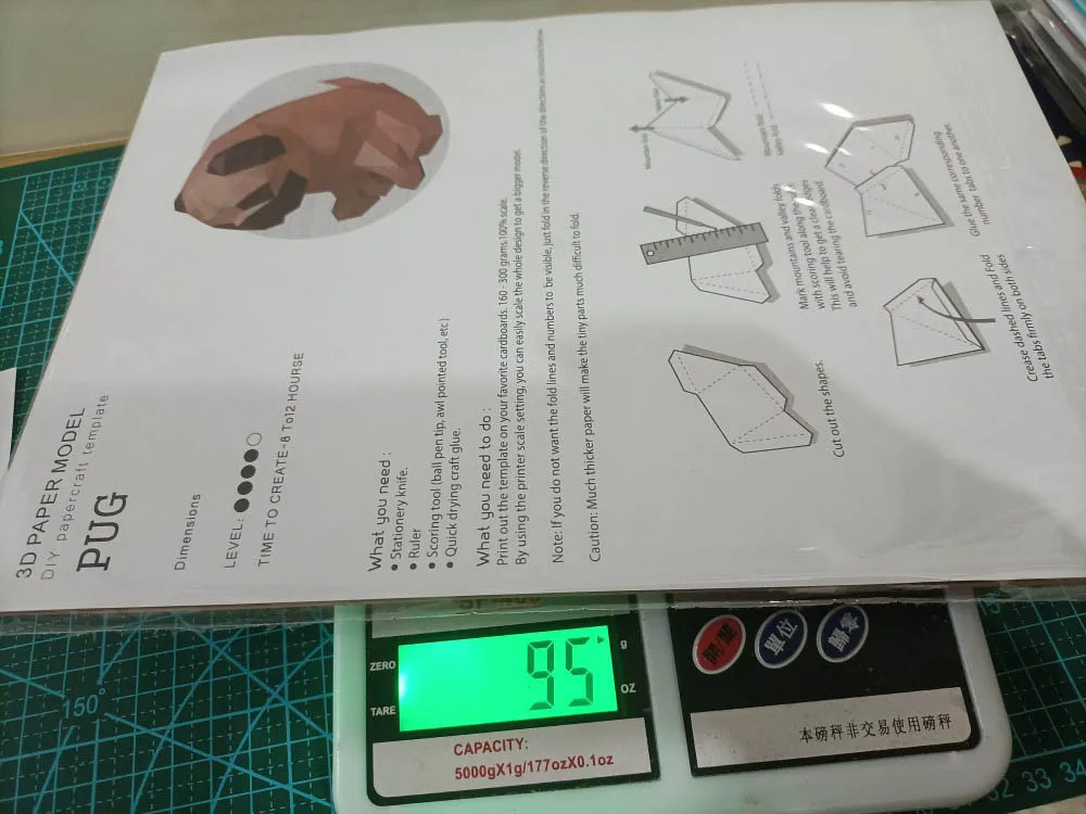 Выгула собак Бумага 3D DIY ручной Творческий дом украшения Настенный декор работы