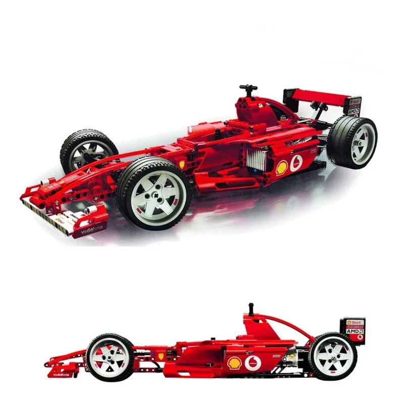 Гоночный автомобиль 1:8 модель 1242 шт. Technic F1 набор экшн игрушки DIY строительные блоки кирпичи игрушки для детей
