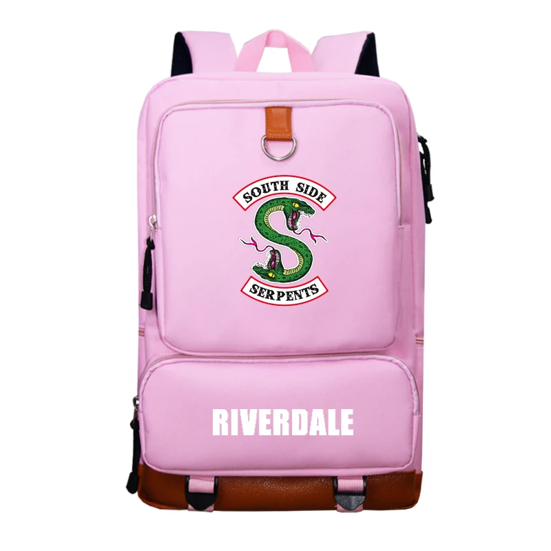 Холщовый Рюкзак Riverdale для мужчин и женщин вместительный школьный ранец