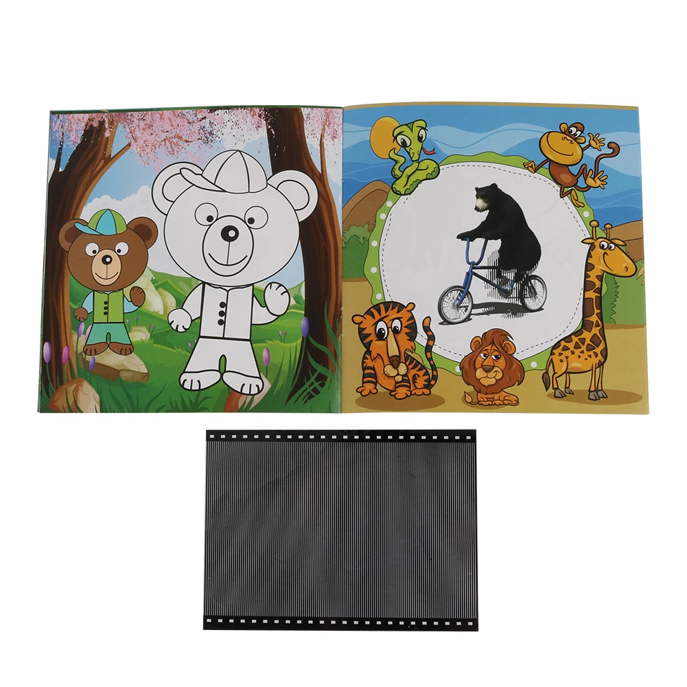 Новые 22 страницы милые животные стиль живопись Рисование убить время будет