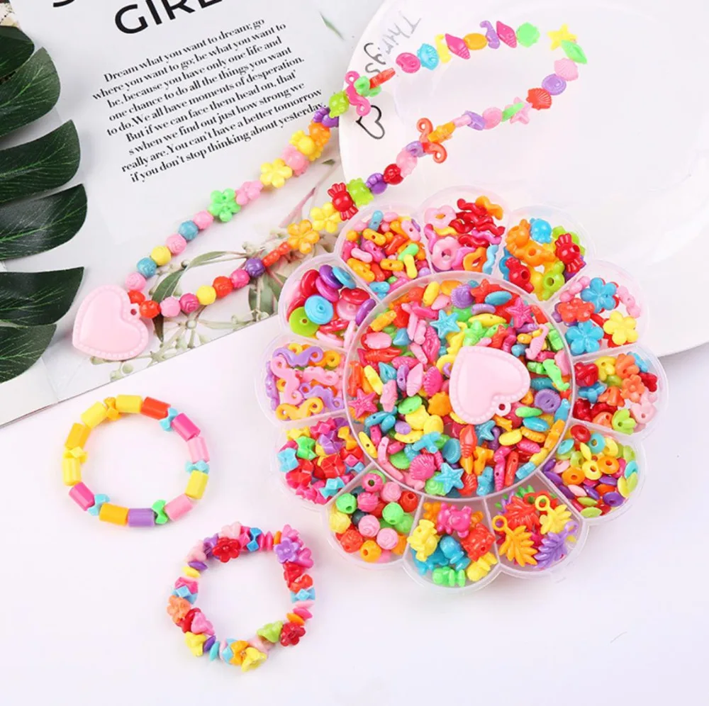 DIY ручной работы игрушка с бисером аксессуарами набор детей креативная девушка