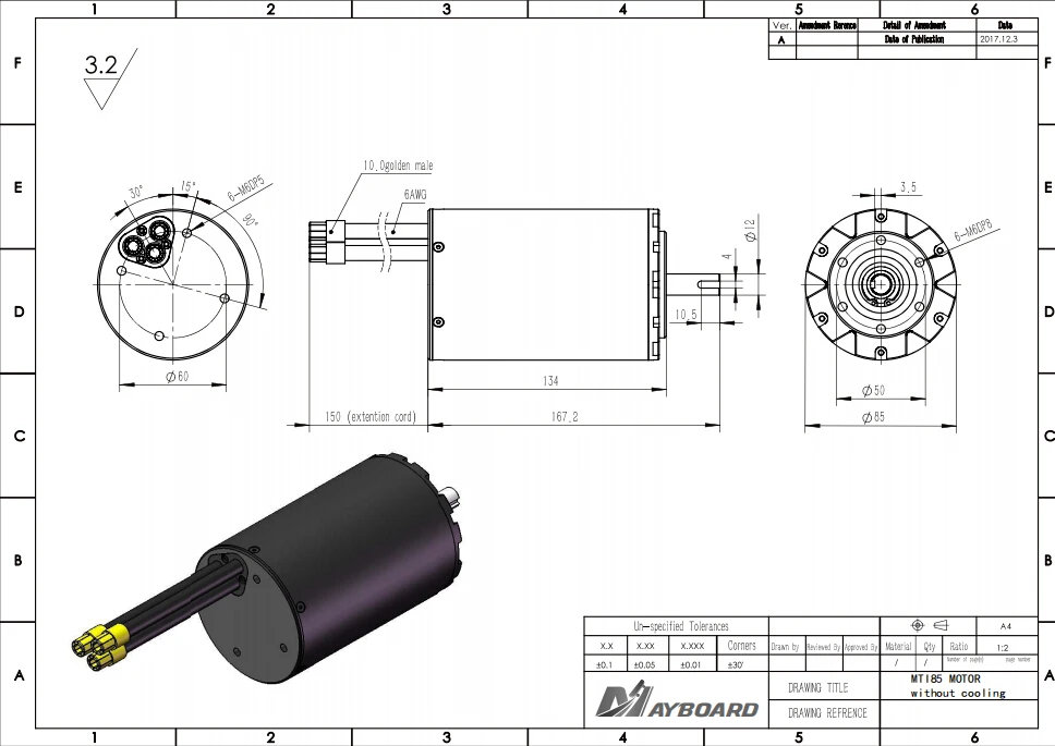 Электрическая горная доска maytech wake серфинг Лодка Вейкборд inrunner мотор MTI85165 200KV для электрического серфинга с водяным охлаждением