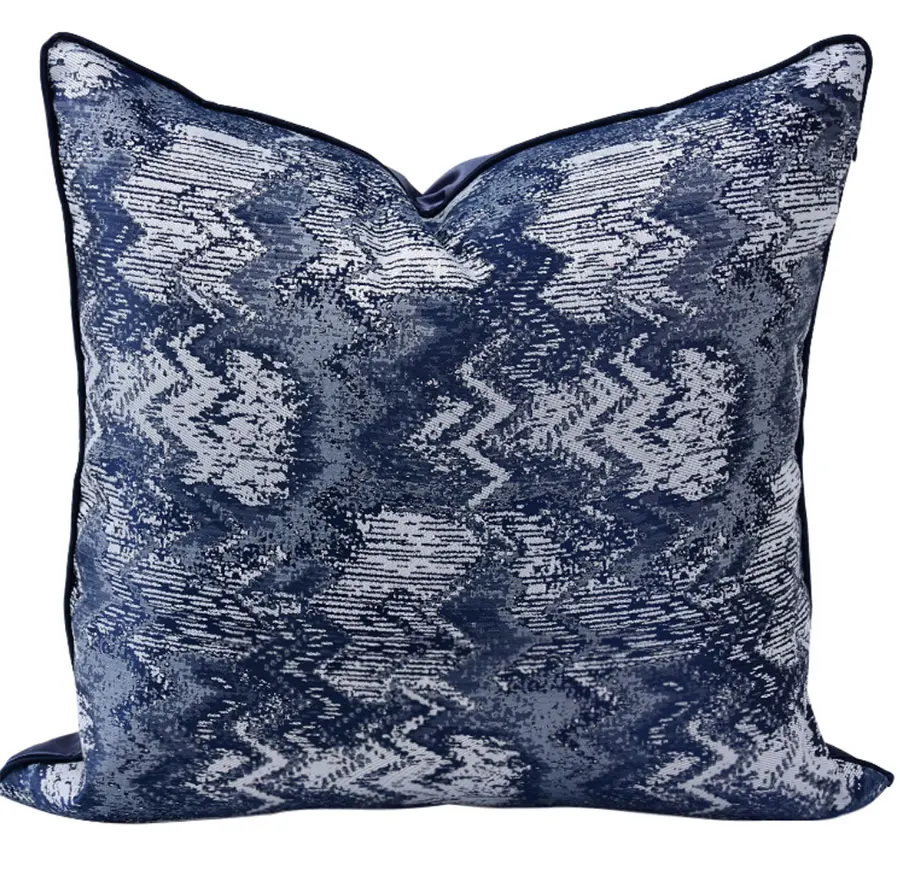 Традиционная синяя подушка с геометрическим рисунком цветов/Чехол almofadas 45 50 60