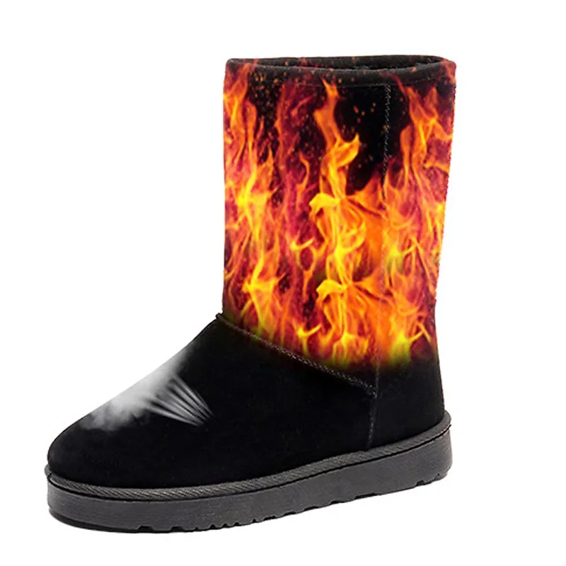 Новая зимняя теплая обувь для женщин женские туфли из черной бархатной ткани