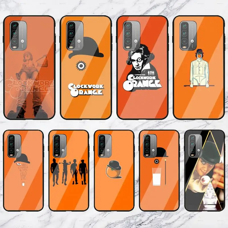 

A Clockwork Orange movie Phone Case For Xiaomi6 8SE X2S NOTE3 Redmi4 5 6 Plus note 4 5 6 7 Glass Shell