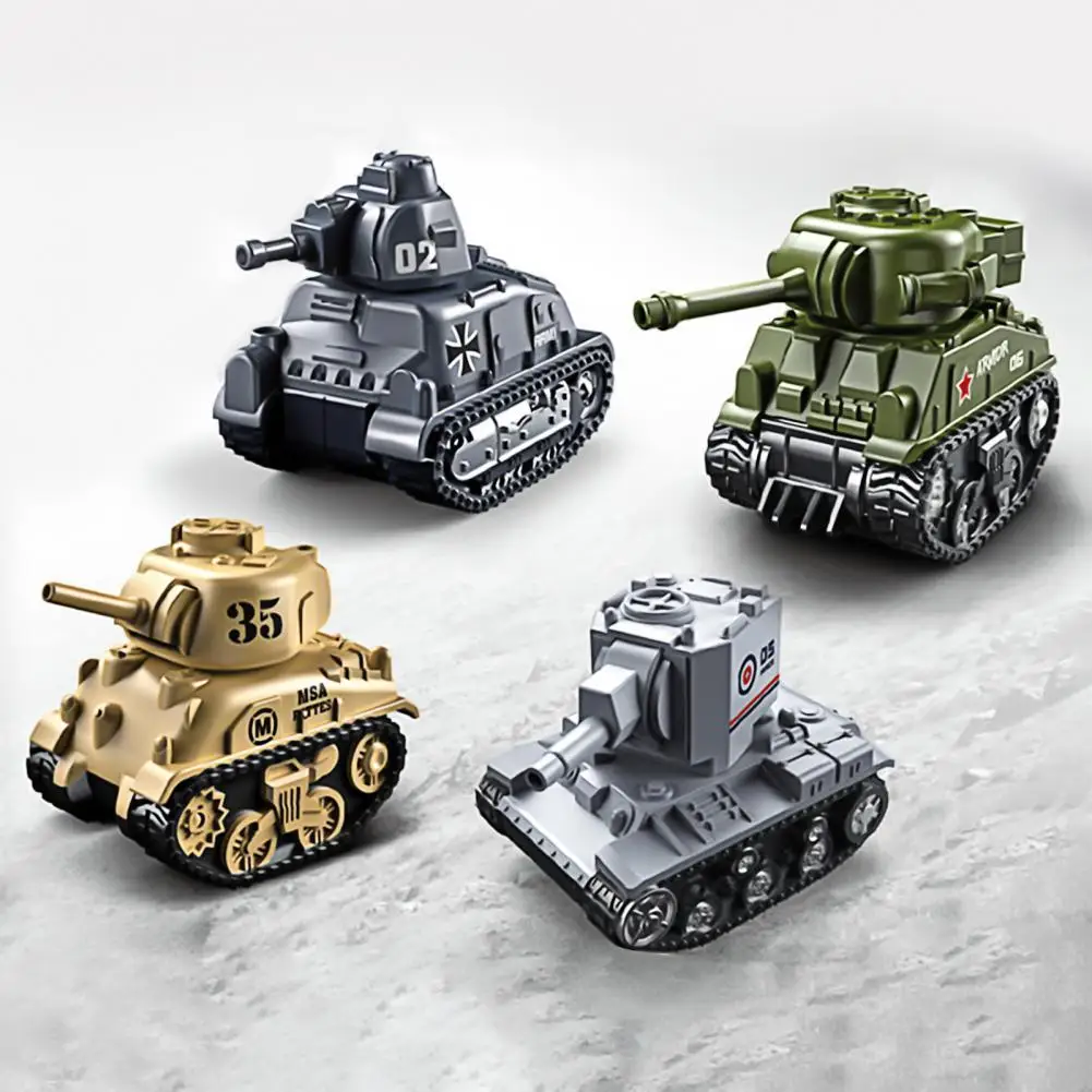 

Tank Model Pint-sized Pull Back 1: 64 Kids Educational Toy for Living Room Play Educational Toys For Childern