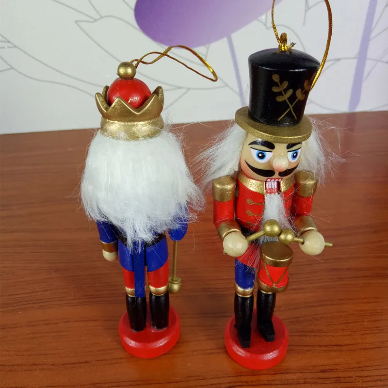 Рождественские украшения Рождество 1 шт 12 см кукла Щелкунчик Lucky Zakka деревянная