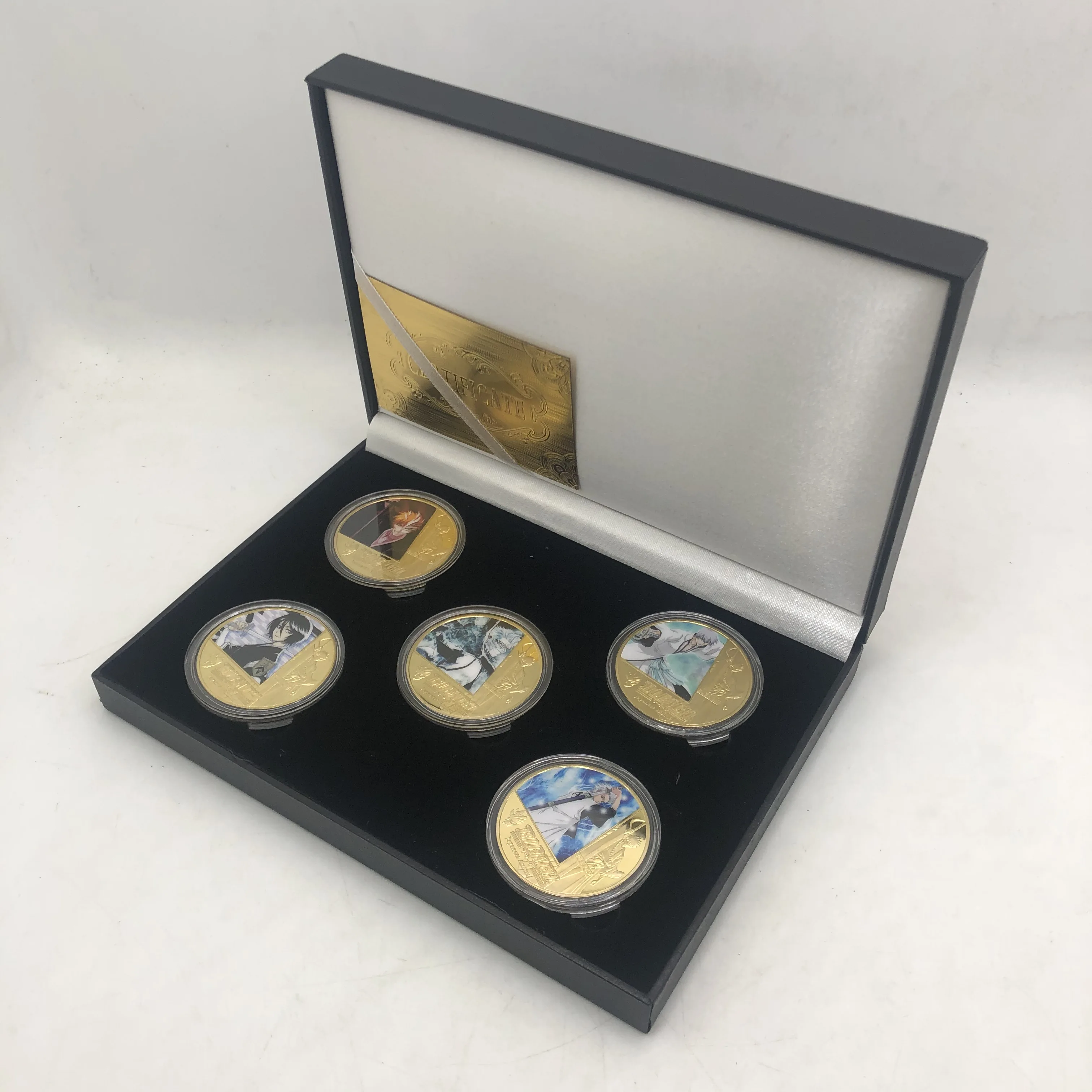 

5 Designs Gold Bleach Coin Japanese Manga Classic Collectibles Japanese Commemorative Gift Dropshipping