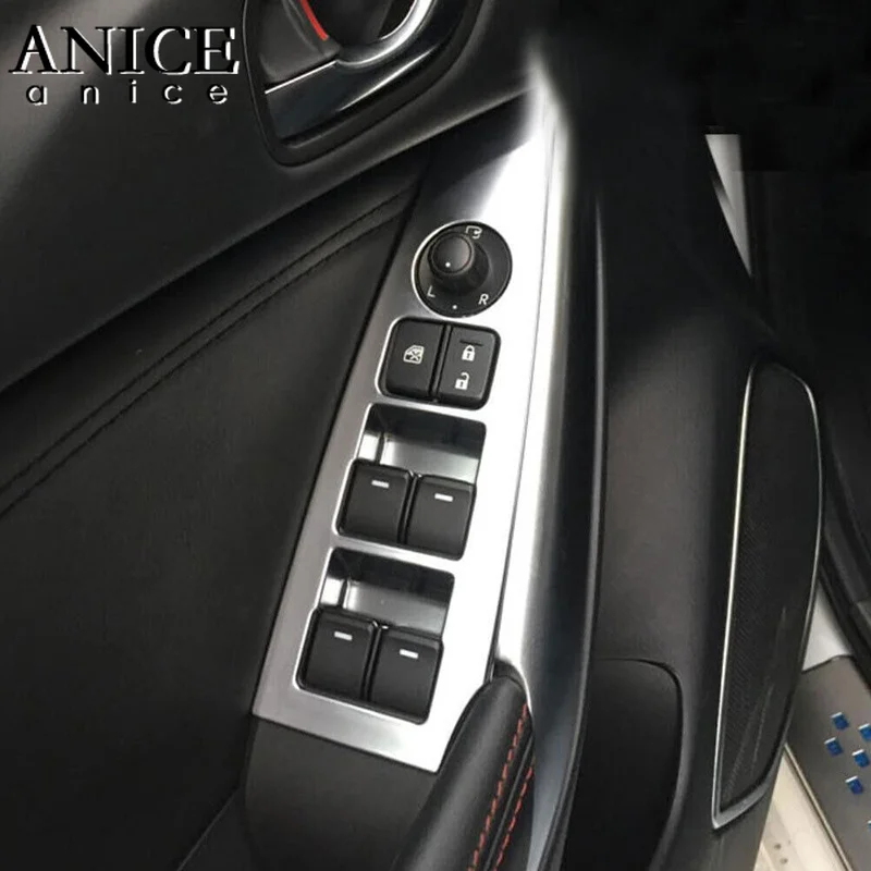 

Chrome Inside Inner Chrome Window Lift Switch Panel Cover Trim Fit For Mazda6 Atenza 2014-2015 ABS LHD LEFT HAND SIDE