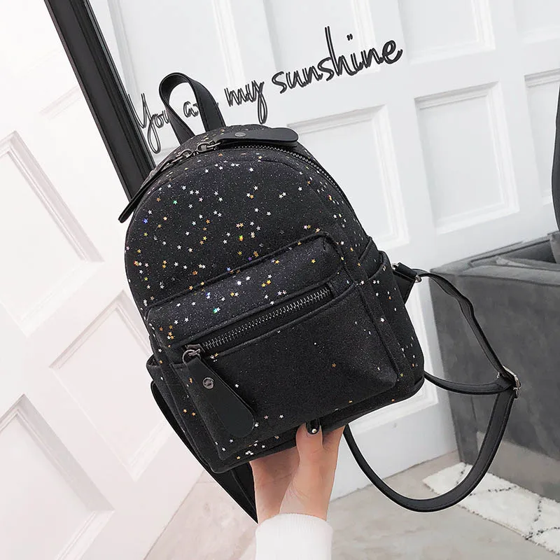 2019 moon женский мини рюкзак с блестками блестящая сумка через плечо из