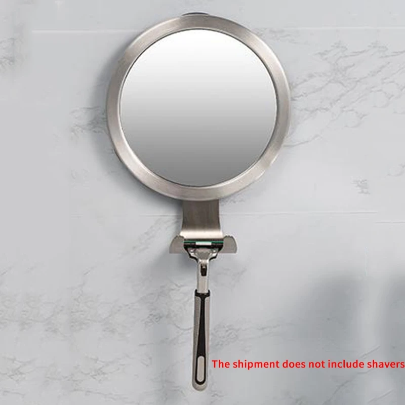 Shower Rearview Mirror with Razor Hook Perfect Fog-Free Shaving for Face View Strong Lock Suction Cup Not Suitable Family | Обустройство