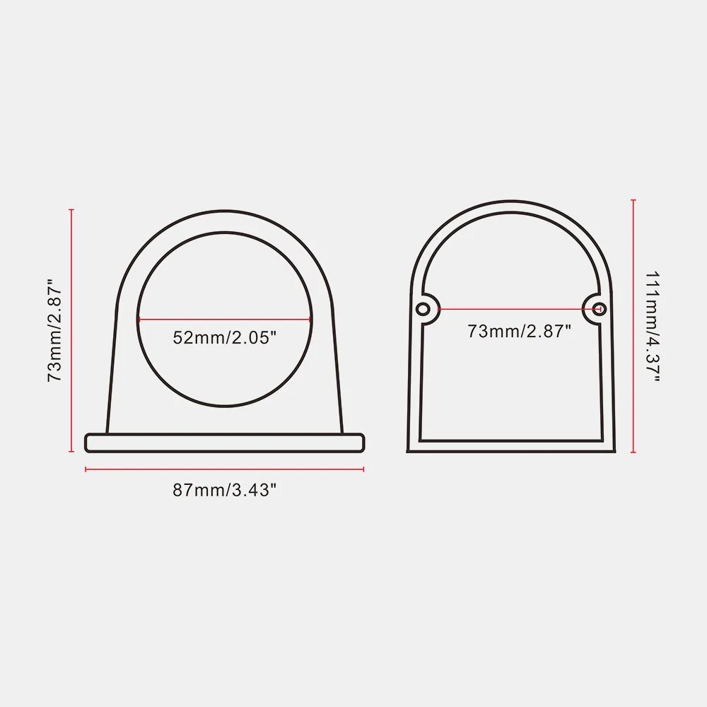 УФ фильтр 52 мм с Автомобиль измеритель давления масла Датчик держатель ABS Пластик