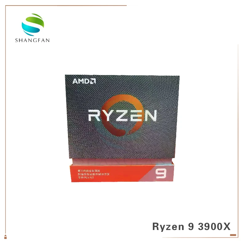 Новый AMD Ryzen 9 3900X R9 3 8 ГГц двенадцать Core 24 нить Процессор процессор 7NM L3 = 64M 100 000000023
