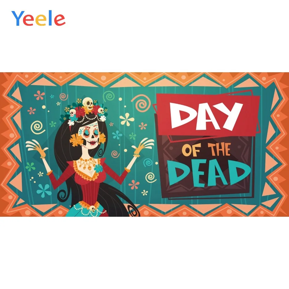 Фон для фотосъемки с изображением Дня мертвых в Мексике | Электроника