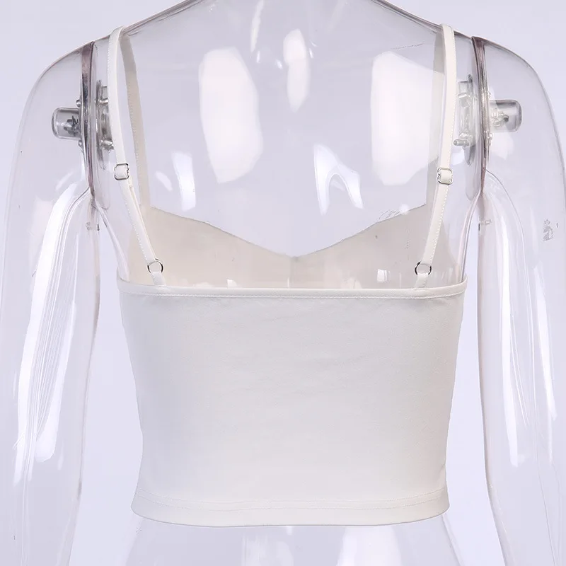 

2020 Summer sexy bow-knot white camisole women