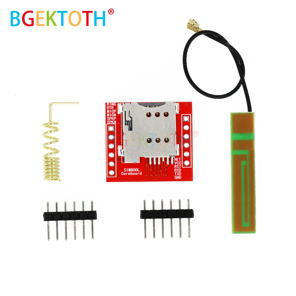 Миниатюрный SIM800L GPRS GSM модуль карта MicroSIM Core Беспроводная плата