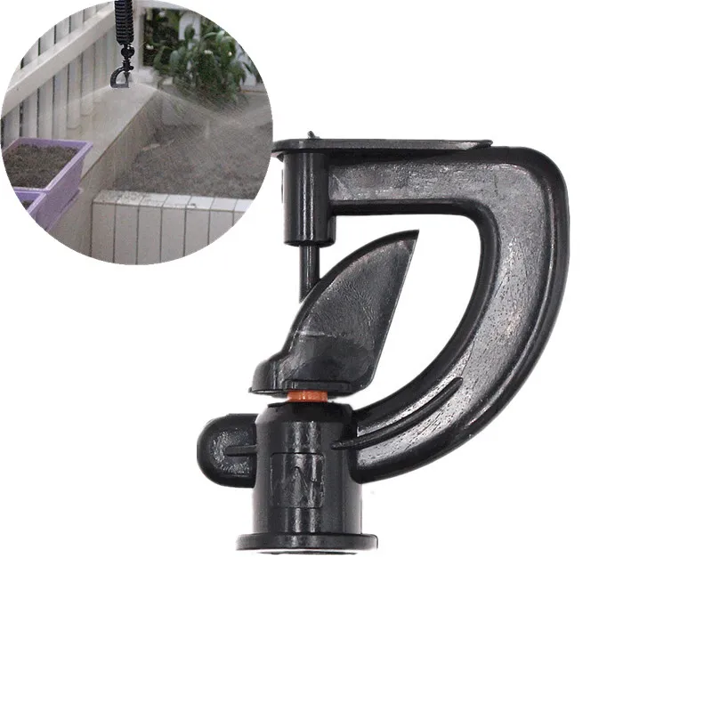 Быстрая доставка 100 шт. G образные теплицы рандомный вращающийся Дождеватель для