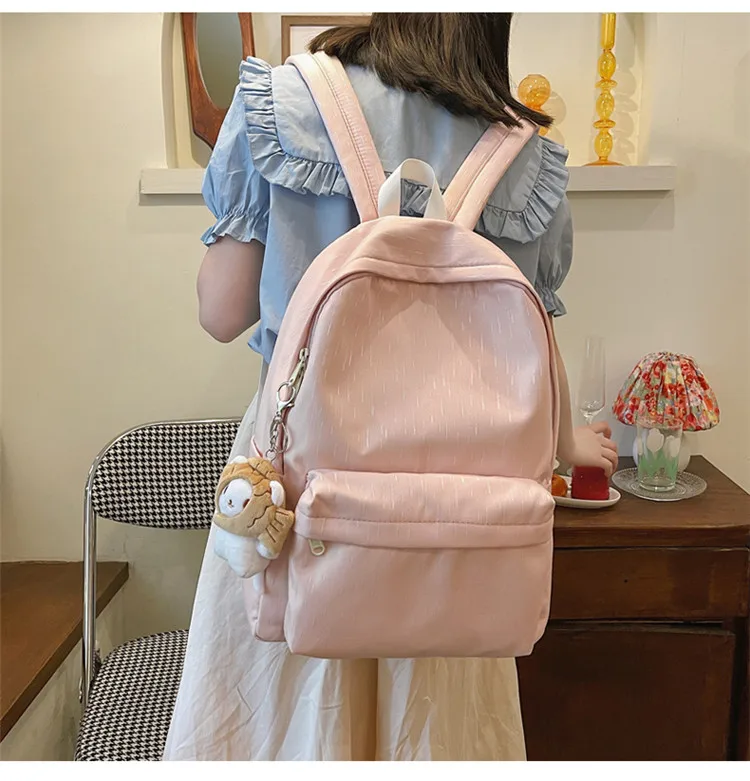 

4434 студенческий дизайнерский рюкзак для колледжа, Женский оригинальный нишевый вместительный рюкзак для колледжа