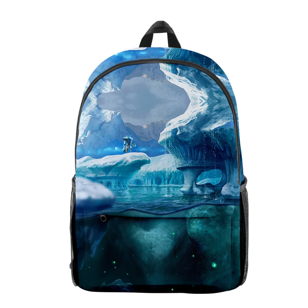 

Harajuku Subnautica Below Zero Student School Bags Youthful Notebook Backpacks 3D Print Oxford Waterproof Boys/Girls Travel Bags
