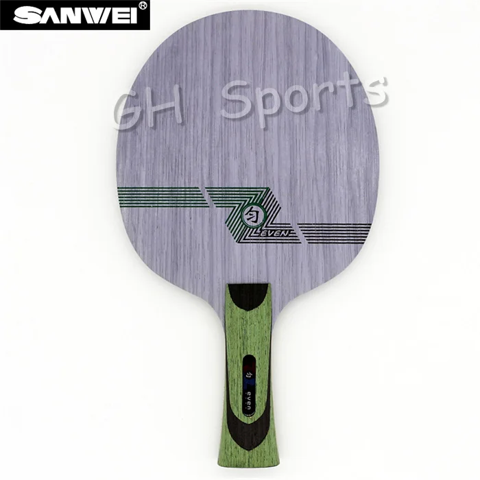 Sanwei GREEN EVEN(QY-1091, 11 слоев древесины, управления) лезвие для настольного тенниса для 40+ ракетка для Пинг-Понга Летучая Мышь