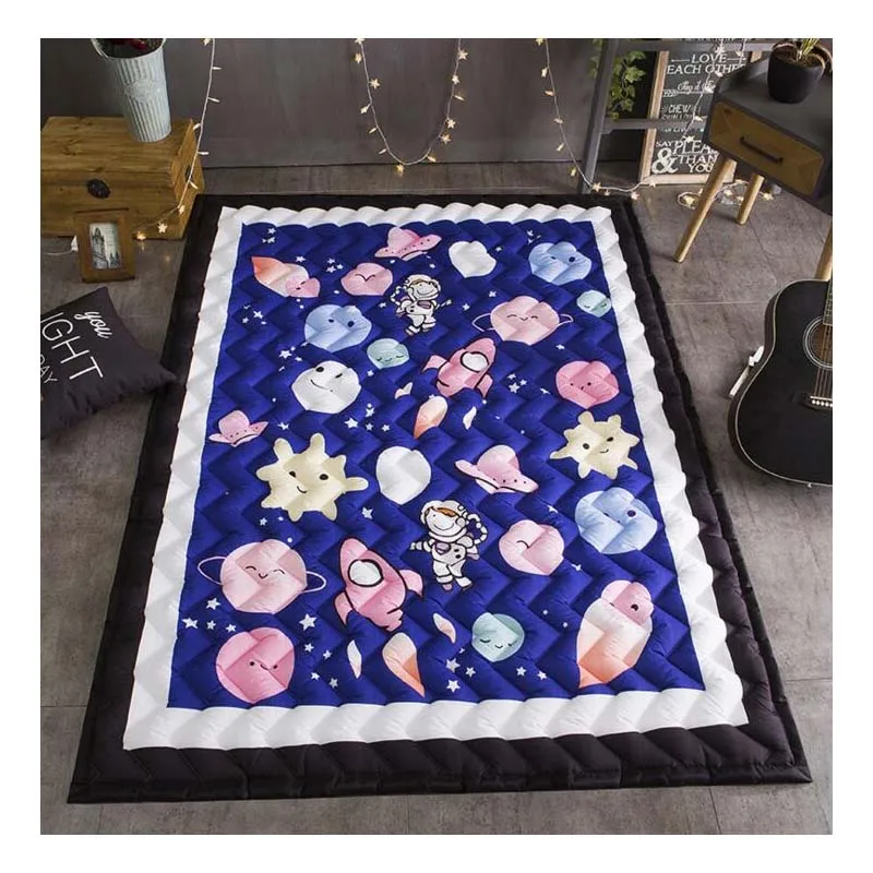 Всесезонный утепленный хлопковый детский коврик для ползания игровой домашний