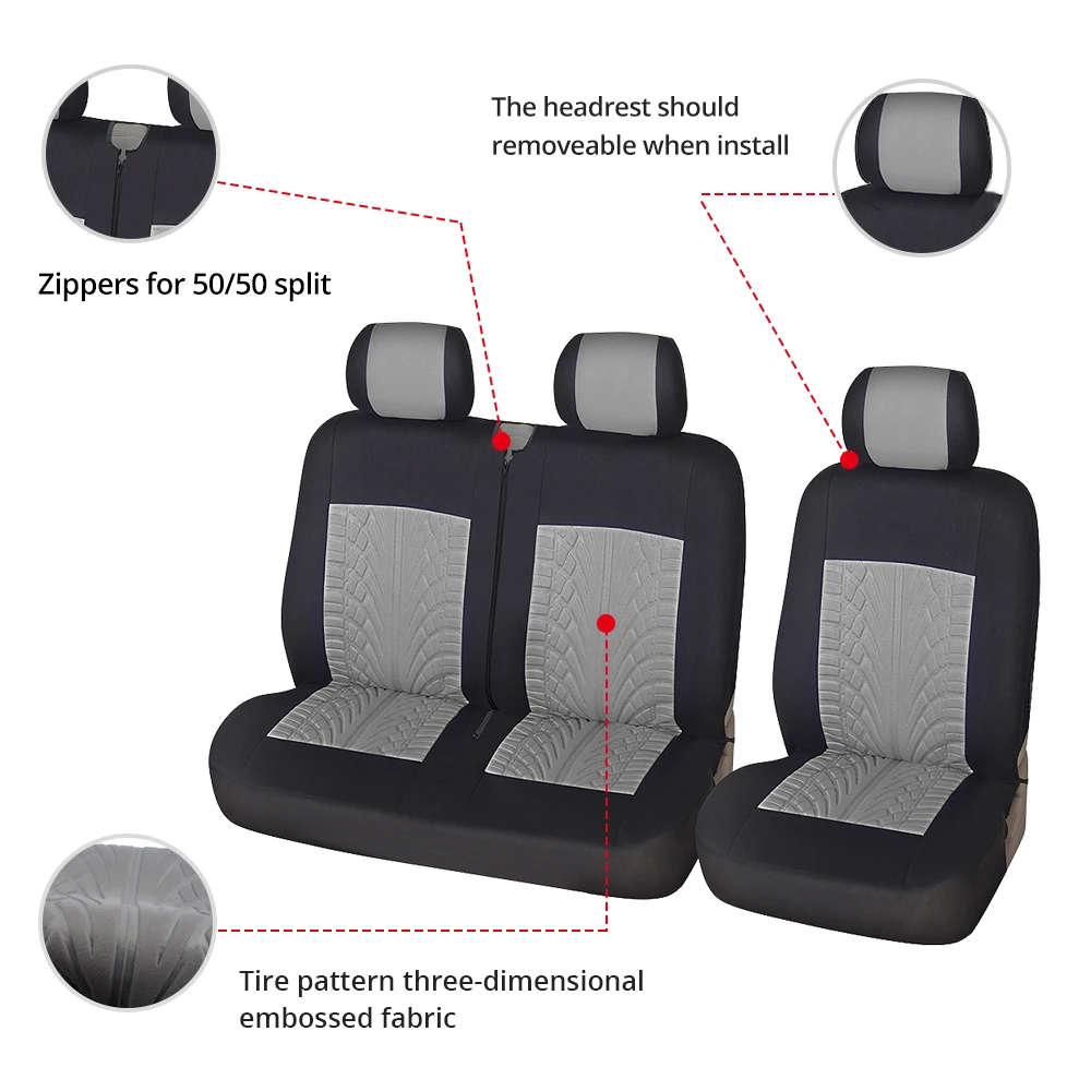universal 21 seat covers car seat covers protector for transportervanuniversal polyester fabric car coverstruck accessories free global shipping