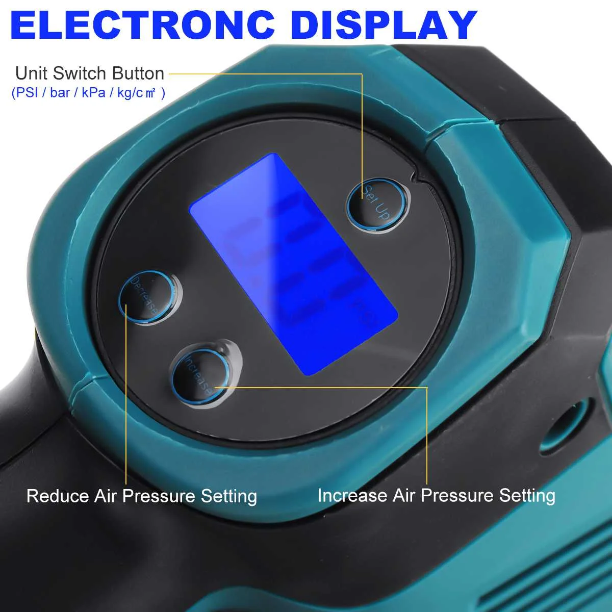 Аккумуляторный автомобильный компрессор 98VF 1000 Вт литий-ионный аккумулятор |